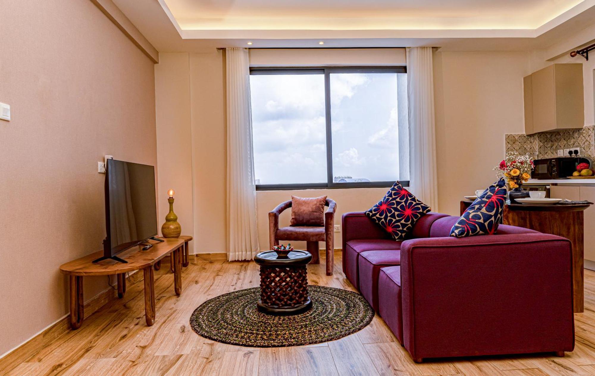 Elite One Bedroom Apartment,Swimming Pool, Gym, Workspace ,Wonderiss Homes Close Proximity To Gtc, Jw Mariott And Kempinski Найробі Екстер'єр фото