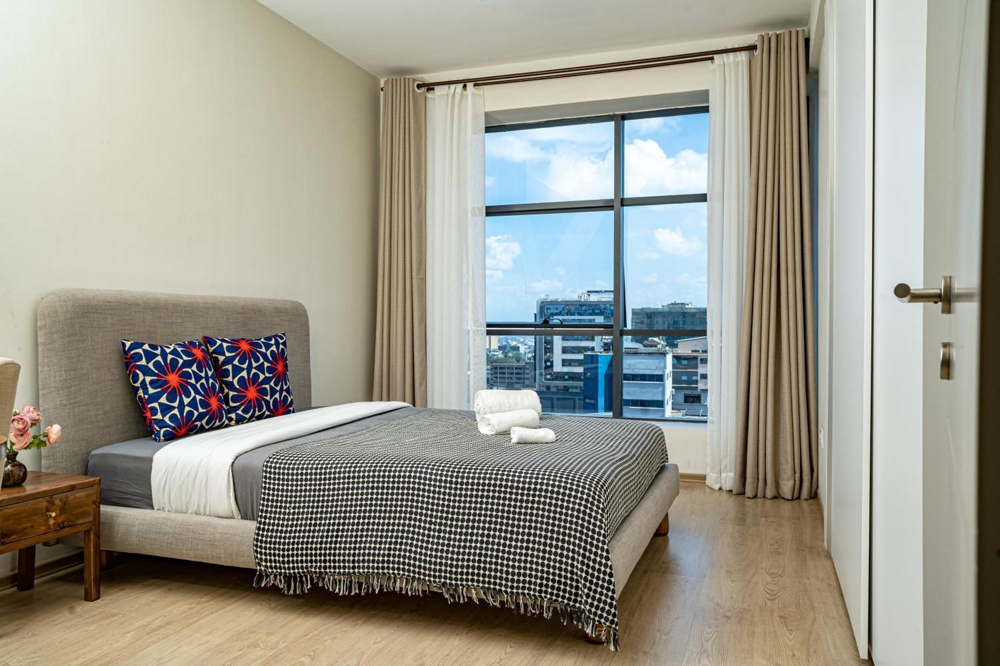 Elite One Bedroom Apartment,Swimming Pool, Gym, Workspace ,Wonderiss Homes Close Proximity To Gtc, Jw Mariott And Kempinski Найробі Екстер'єр фото