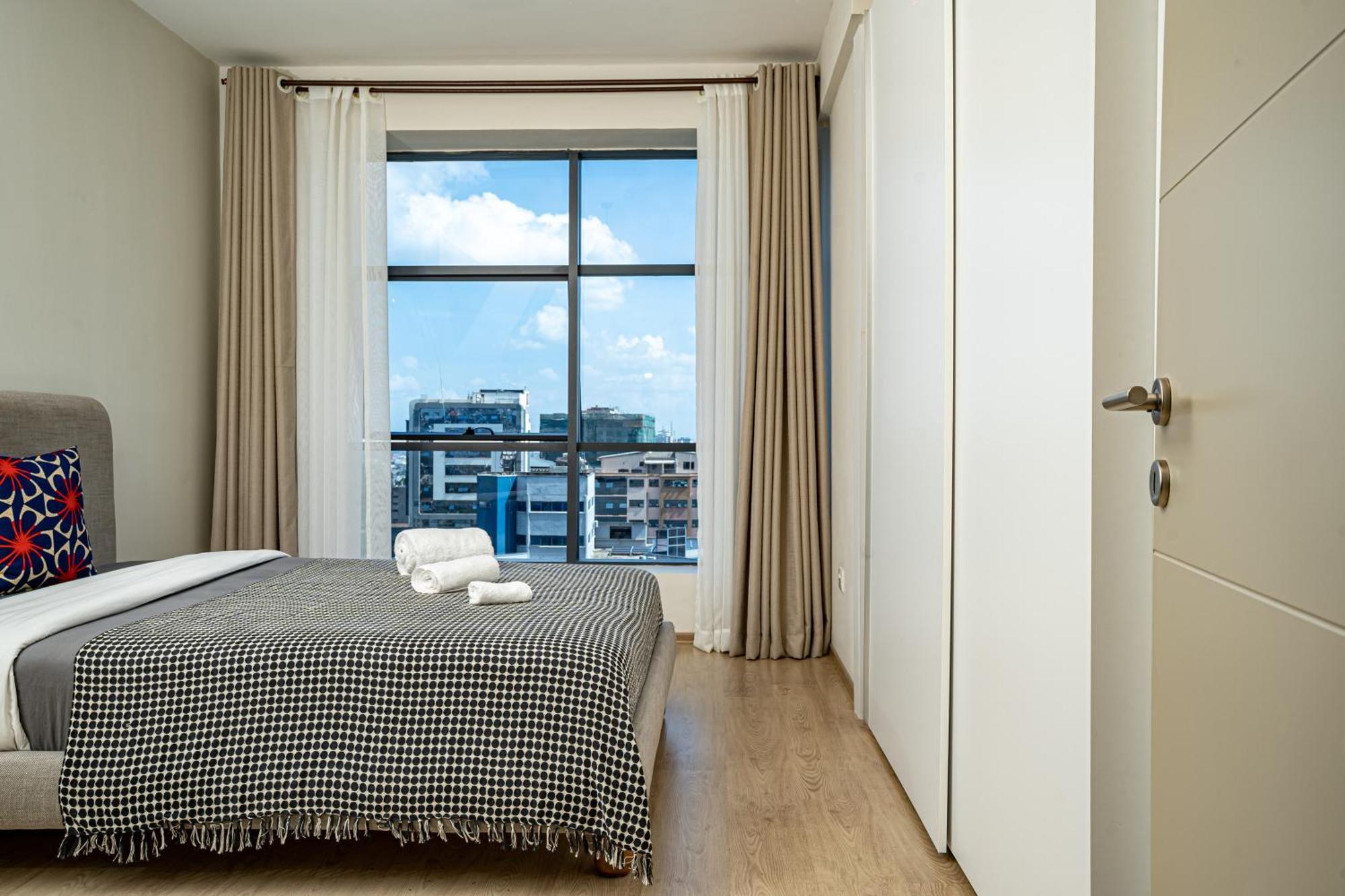 Elite One Bedroom Apartment,Swimming Pool, Gym, Workspace ,Wonderiss Homes Close Proximity To Gtc, Jw Mariott And Kempinski Найробі Екстер'єр фото