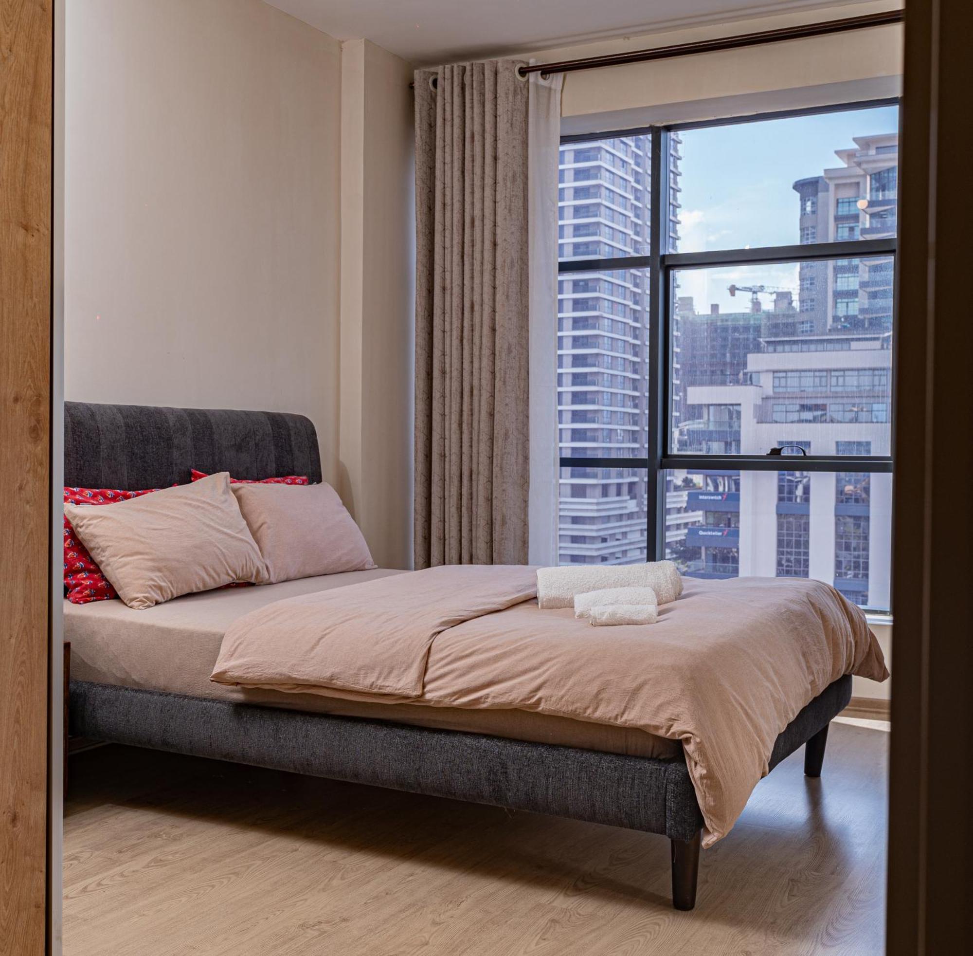 Elite One Bedroom Apartment,Swimming Pool, Gym, Workspace ,Wonderiss Homes Close Proximity To Gtc, Jw Mariott And Kempinski Найробі Екстер'єр фото